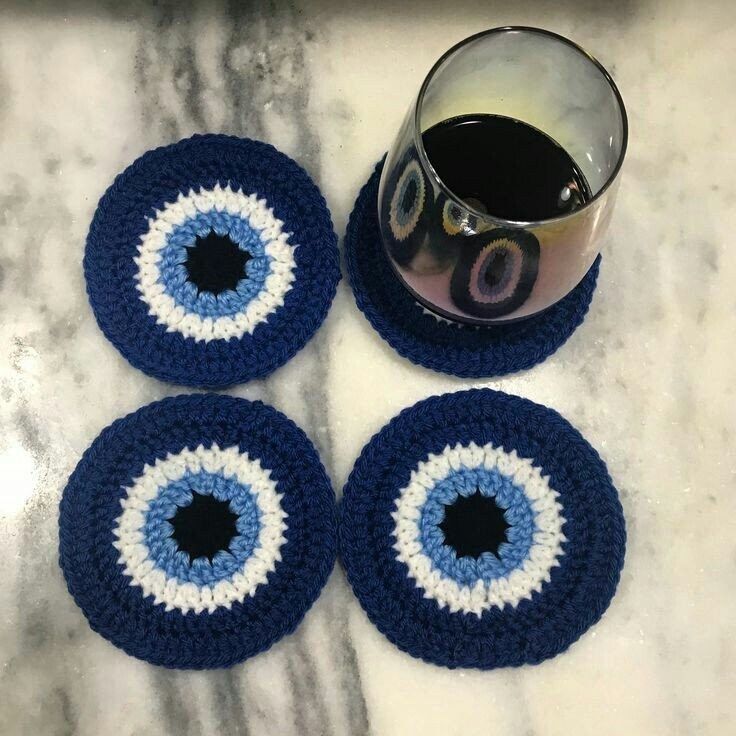 Crochet Coaster Set
