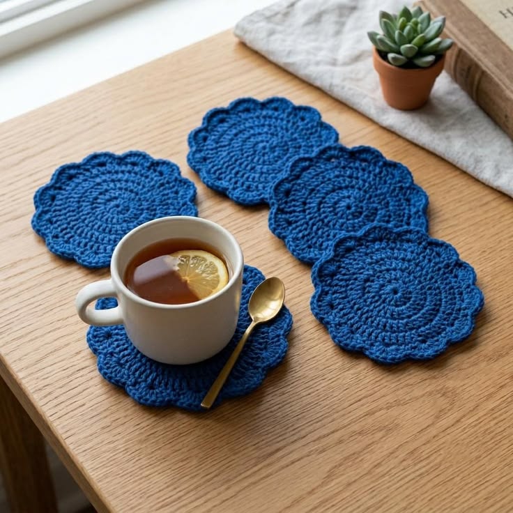 Crochet Coaster Set