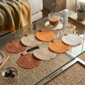 Handmade Pumpkin Coasters