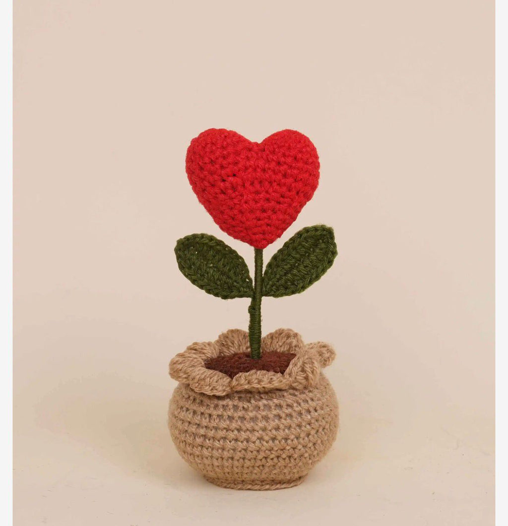 Handmade Crochet Flower Pot Collection