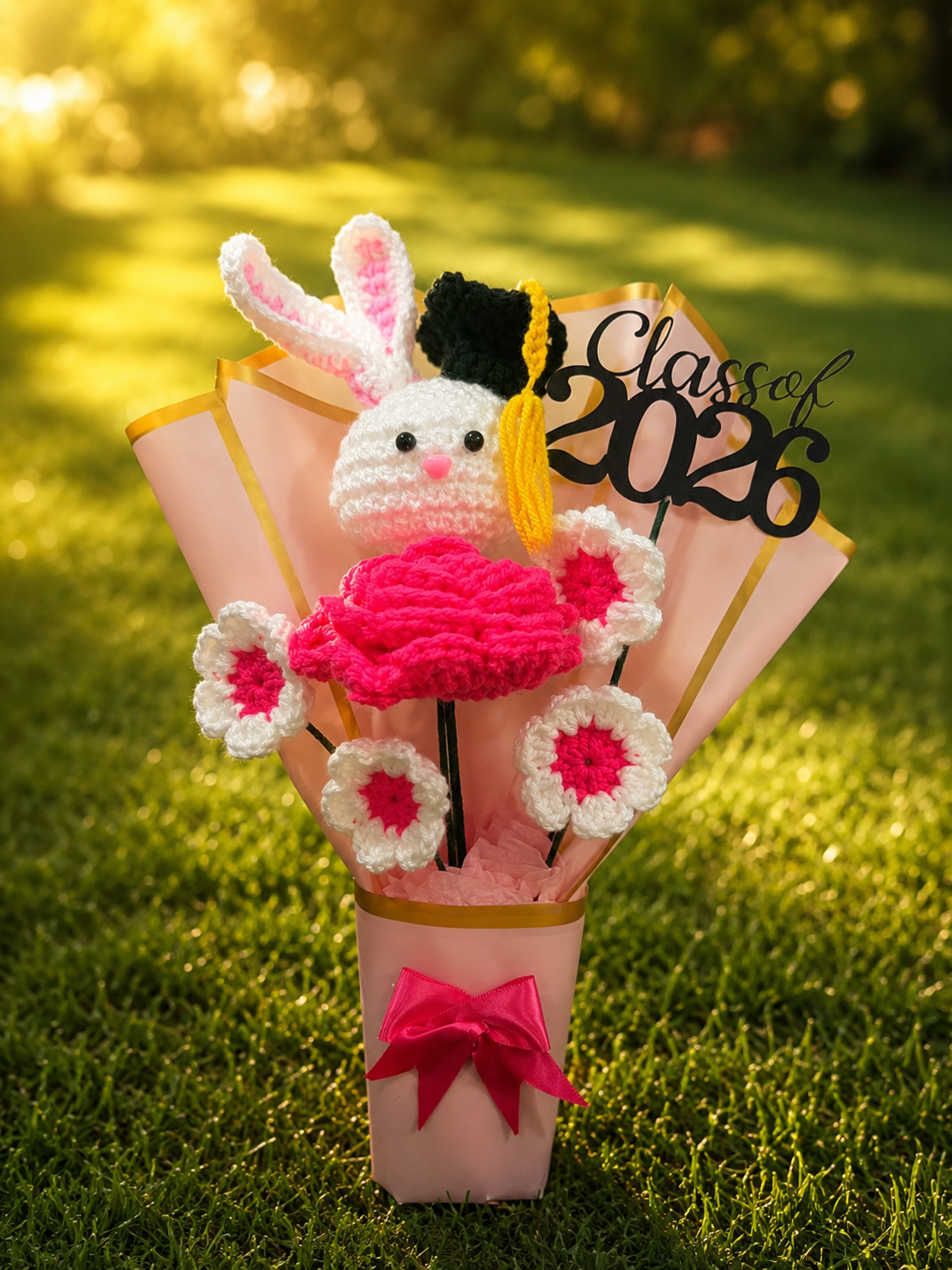 Bunny  rose bouquet